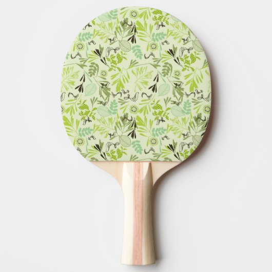 小さいひな鳥を表示するパターン 卓球ラケット (正面)