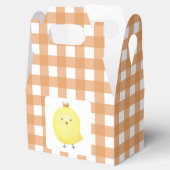 小さいひよこ赤ちゃんシャワー フェイバーボックス (オープン)