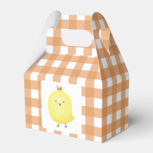 小さいひよこ赤ちゃんシャワー フェイバーボックス