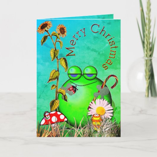 小さいものからのクリスマスの挨拶 シーズンカード (正面)