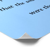 小さいもの ポスター (角)