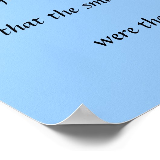 小さいもの ポスター (角)