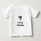 小さいより手の乳児のTシャツ ベビーTシャツ (正面)