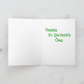 小さいアイルランドの女の子カード カード (内部)