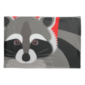 小さいアライグマの与太者 枕カバー (裏面)