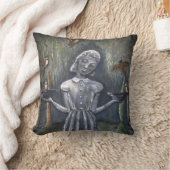 小さいウェンディーの~の鳥の女の子 クッション (ブランケット)