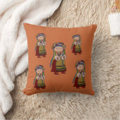 小さいウクライナのダンサーのウクライナの民芸 クッション (ブランケット)