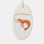 小さいエビ セラミックオーナメント (右)