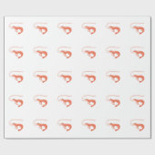 小さいエビ ラッピングペーパー (フラット)