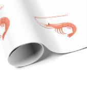 小さいエビ ラッピングペーパー (ロールコーナー)