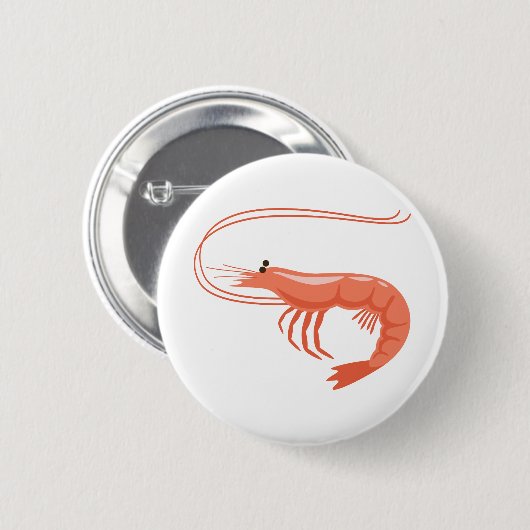 小さいエビ 缶バッジ (正面&裏面)