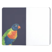 小さいオウムパターン ポケットジャーナル (内側 正面)