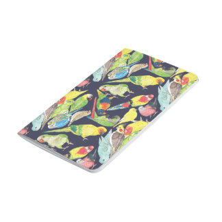 小さいオウムパターン ポケットジャーナル