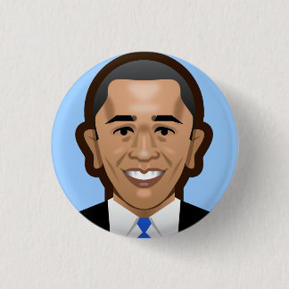 小さいオバマボタン 缶バッジ