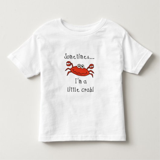 小さいカニ トドラーTシャツ (正面)