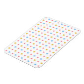 小さいカラフルハート模様ピンクブルーイエロー マグネット (左側)