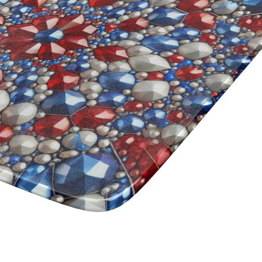 小さいガラスの切断ボードとオランダ色 カッティングボード (角)