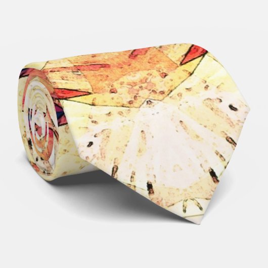 小さいキツネのオレンジの抽象芸術の人のネクタイ ネクタイ (ロール)