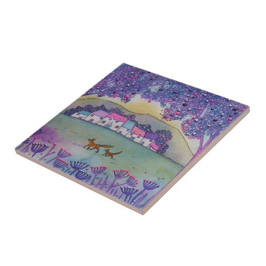 小さいキツネ タイル (側面)