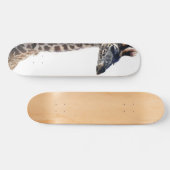 "小さいキリン"の野性生物動物の水彩画 スケートボード (横)