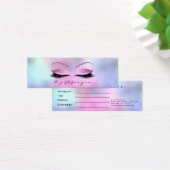 小さいギフト証明書シルバーグリッターまばたきピンク1 (デスク)