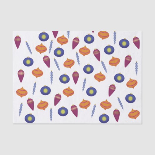 小さいクリスマスオーナメント 薄葉紙 (正面)