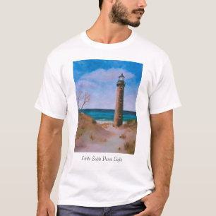 小さいクロテンポイント灯台Tシャツ Tシャツ