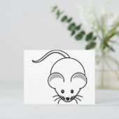 小さいグラフィック・マウス ポストカード (スタンド正面)