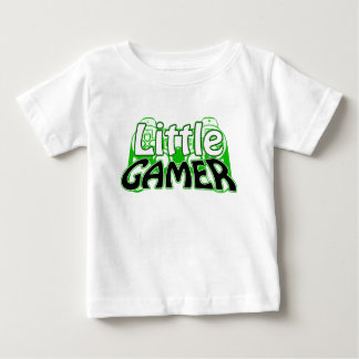 小さいゲーマーのおもしろいなビデオゲームのワイシャツのデザイン ベビーTシャツ