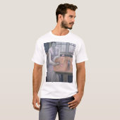 小さいコップ2007年を持つ女性 Tシャツ (正面フル)