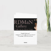 小さいコレクション-メッセージカード カード (裏面)