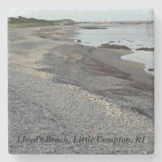小さいコンプトン、RI -ロイドのビーチ ストーンコースター (正面)