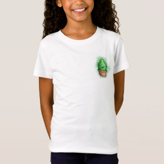 小さいサボテンの漫画のTシャツ Tシャツ