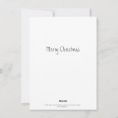 小さいサンタおよび彼の小さいトナカイ シーズンカード (裏面)