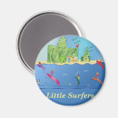 小さいサーファーの磁石 マグネット (正面/裏面)