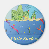 小さいサーファーの磁石 マグネット (正面)