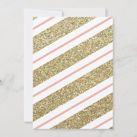 小さいシカは1つの誕生会を回しています 招待状 (裏面)