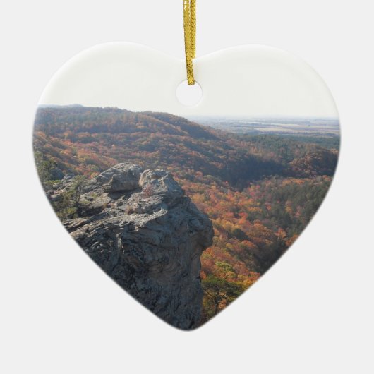 小さいジーンの州立公園アーカンソー セラミックオーナメント (正面)