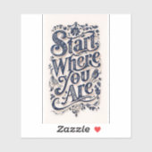 小さいステッカーの場所を開始 シール (シート)