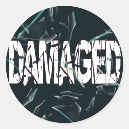 小さいステッカー ラウンドシール (正面)