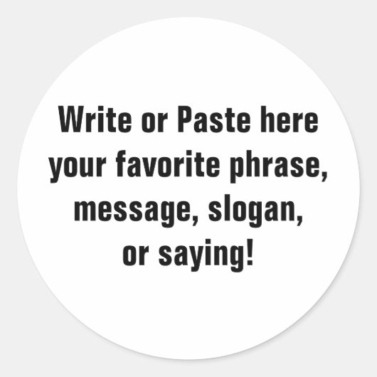 小さいステッカー(1 1/2インチ) ラウンドシール (正面)