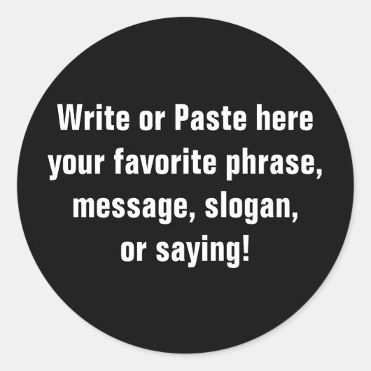 小さいステッカー(1 1/2インチ) ラウンドシール (正面)