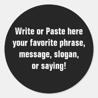 小さいステッカー（1 1/2インチ） ラウンドシール