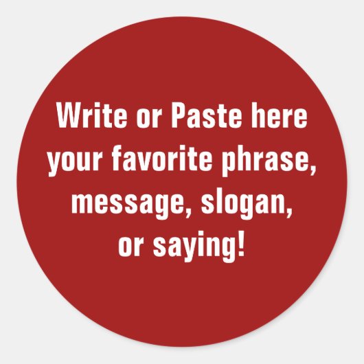 小さいステッカー（1 1/2インチ） ラウンドシール (正面)