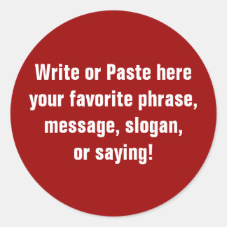 小さいステッカー（1 1/2インチ） ラウンドシール