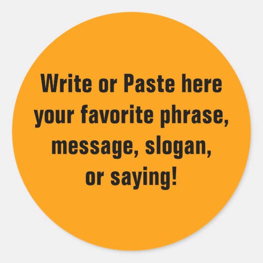 小さいステッカー（1 1/2インチ） ラウンドシール (正面)