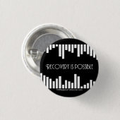 小さいストライプなボタンPin 缶バッジ (正面&裏面)