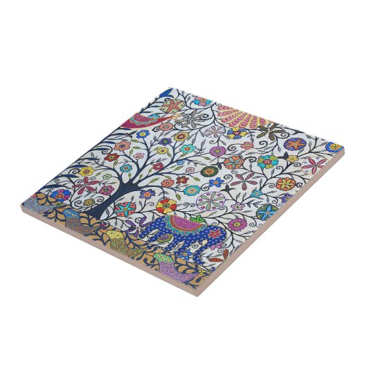 小さいセラミックタイルの自然 タイル (側面)