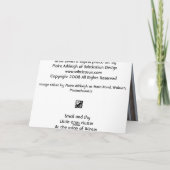 小さいダイバー カード (裏面)