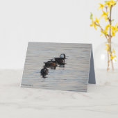 小さいダイバー カード (黄色い花)